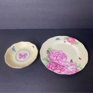 Miranda Kerr For Royal Albert England Joy 2-Piece Saucer & Salad Plate